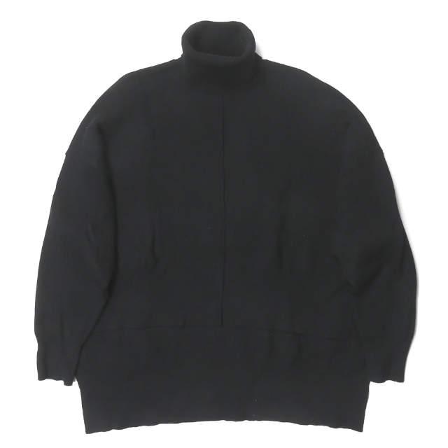 STYLEMIXER スタイルミキサー 19AW リンキングフロントショートルーズニット 500CA170-0628 M ブラック 長袖 プルオーバー lc31679 | 