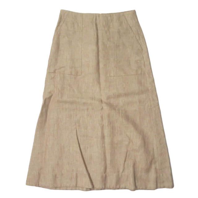 Drawer ドゥロワー 21SS 日本製 シャークスキンフレアスカート 6524  