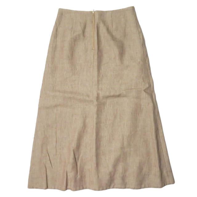 Drawer ドゥロワー 21SS 日本製 シャークスキンフレアスカート 6524-299-1545 36 ベージュ リネン ミモレ丈 ボトムス lc31735 |  | 01