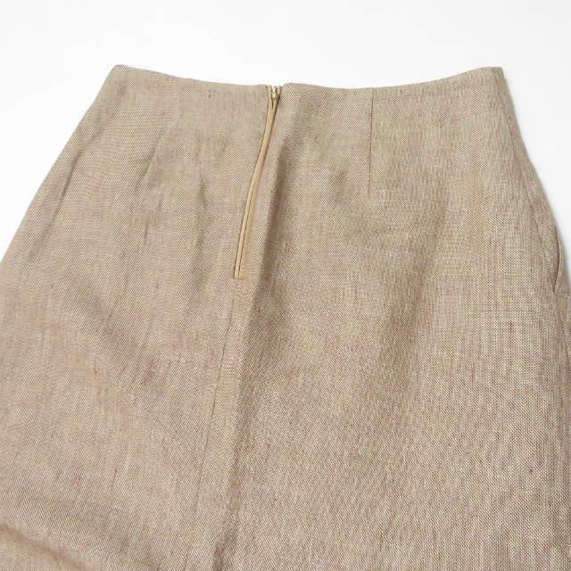 Drawer ドゥロワー 21SS 日本製 シャークスキンフレアスカート 6524-299-1545 36 ベージュ リネン ミモレ丈 ボトムス lc31735 |  | 04