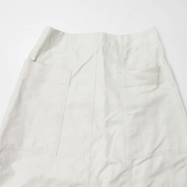 Drawer ドゥロワー 21SS 日本製 オックス切り替えフロントポケットスカート 6524-299-1527 36 ナチュラル Aライン ロング ボトムス lc31736 |  | 03