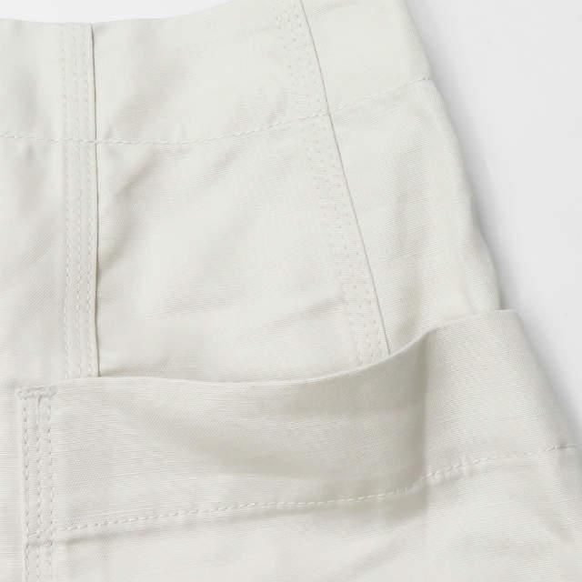 Drawer ドゥロワー 21SS 日本製 オックス切り替えフロントポケットスカート 6524-299-1527 36 ナチュラル Aライン ロング ボトムス lc31736 |  | 04