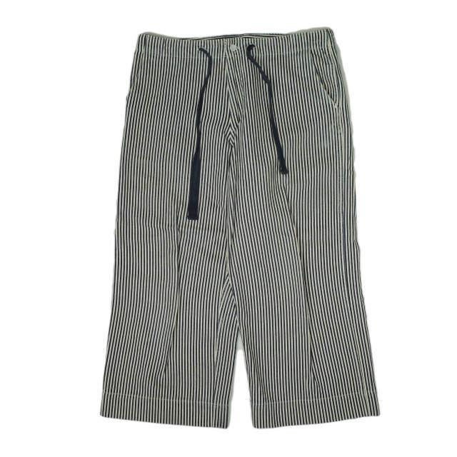 【ビームスボーイ】BEAMS BOYワイドパンツ ヒッコリー 日本製 ビームスボーイ】BEAMS BOYワイドパンツ ヒッコリー 日本製