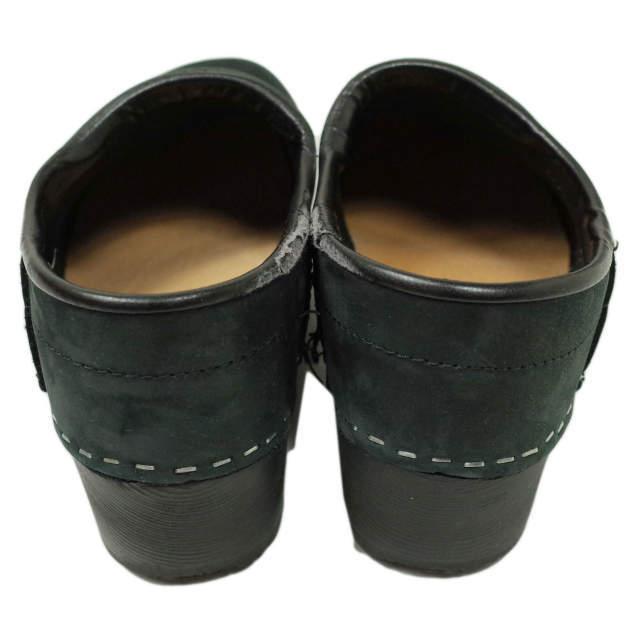 MOHEDA TOFFELN モヘダトフェール PREBEN 750PU - Closed Heel ヌバックレザーサボ 39(23.5-24.0cm) ブラック クロッグ シューズ lc31794 |  | 03