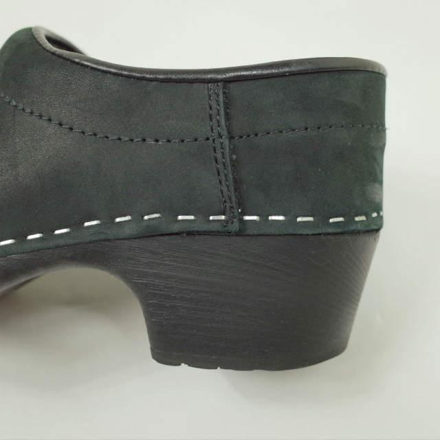 MOHEDA TOFFELN モヘダトフェール PREBEN 750PU - Closed Heel ヌバックレザーサボ 39(23.5-24.0cm) ブラック クロッグ シューズ lc31794 |  | 07
