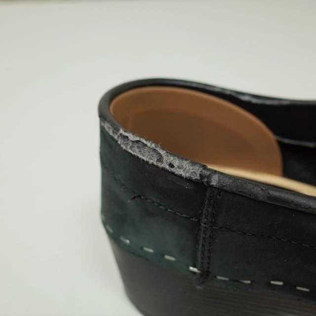 MOHEDA TOFFELN モヘダトフェール PREBEN 750PU - Closed Heel ヌバックレザーサボ 39(23.5-24.0cm) ブラック クロッグ シューズ lc31794 |  | 08