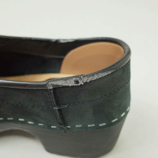 MOHEDA TOFFELN モヘダトフェール PREBEN 750PU - Closed Heel ヌバックレザーサボ 39(23.5-24.0cm) ブラック クロッグ シューズ lc31794 |  | 09