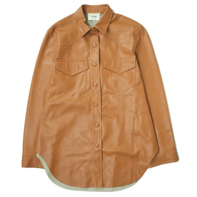 Nanushka ナヌーシュカ フェイクレザーシャツジャケット 64-11-0724  