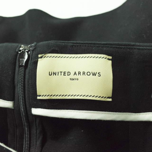 UNITED ARROWS ユナイテッドアローズ 日本製 コットンツイル タイトマキシスカート 1524-257-4758 38 ブラック ロング ボトムス lc31874 |  | 02