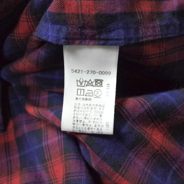 ASTRAET アストラット 日本製 チェックビッグシャツ 5421-270-0099 Free RED/NAVY UNITED ARROWS 長袖 オーバーサイズ トップス lc31886 |  | 06
