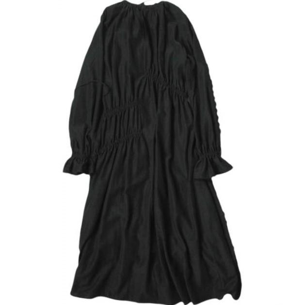 Ray BEAMS レイビームス 22SS アシメシャーリングワンピース 61-26-3119-462 ONE SIZE BLACK 長袖 ミモレ丈 ドレス トップス lc31905 |  | 01