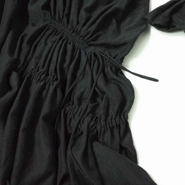 Ray BEAMS レイビームス 22SS アシメシャーリングワンピース 61-26-3119-462 ONE SIZE BLACK 長袖 ミモレ丈 ドレス トップス lc31905 |  | 03