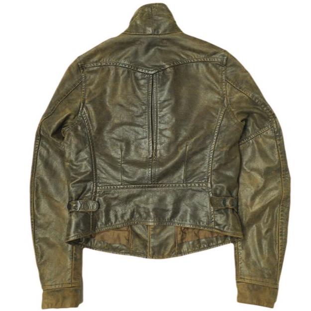 RRL ダブルアールエル Leather Moto Jacket レザーモトジャケット 282950195001 1 Double RL ダブルライダースジャケット 定価363,000円 |  | 01