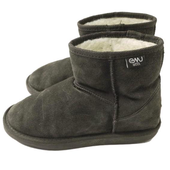 EMU Australia エミューオーストラリア BRONTE MINI ショートムートンブーツ W20003 W7(24cm) Dark Brown シューズ lc4206 |  | 01