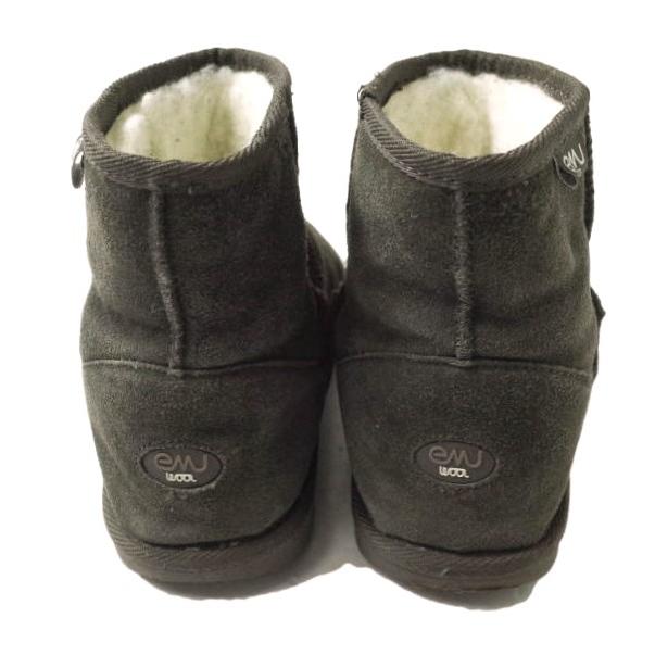 EMU Australia エミューオーストラリア BRONTE MINI ショートムートンブーツ W20003 W7(24cm) Dark Brown シューズ lc4206 |  | 03