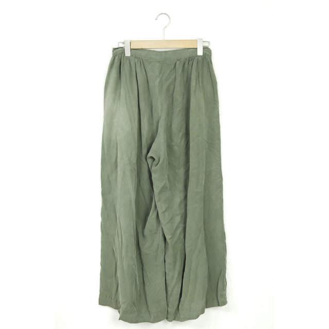リミフゥ LIMI feu 17SS テンセルワイドパンツ LD-P01-202 S オリーブ ギャザー ボトムス |  | 01