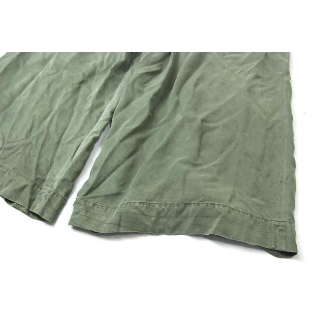 リミフゥ LIMI feu 17SS テンセルワイドパンツ LD-P01-202 S オリーブ ギャザー ボトムス |  | 05
