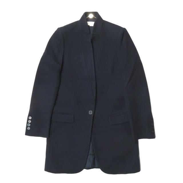ステラマッカートニー Stella McCartney 15AW ブライスコート 245586SDB40-1 38 ネイビー メルトンウール シングルブレスト アウター | 