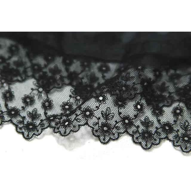 リミフゥ LIMI feu 18SS 裾レース キュプラキャミソールワンピース LW-D39-212 S ブラック ノースリーブ トップス |  | 06