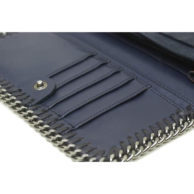 Stella McCartney ステラマッカートニー Falabella Continental Wallet ファラベラ フラップロングウォレット ネイビー 長財布 lm1415 |  | 07