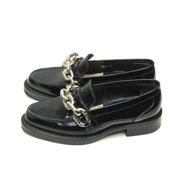 LOUIS VUITTON ルイ・ヴィトン 16SS SAMOURAI FLAT LOAFER サムライ・ライン エナメルチェーンローファー 35.5(22.5cm) ブラック lm1422 |  | 01