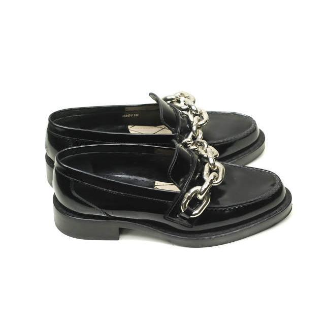 LOUIS VUITTON ルイ・ヴィトン 16SS SAMOURAI FLAT LOAFER サムライ・ライン エナメルチェーンローファー 35.5(22.5cm) ブラック lm1422 |  | 03