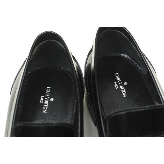 LOUIS VUITTON ルイ・ヴィトン 16SS SAMOURAI FLAT LOAFER サムライ・ライン エナメルチェーンローファー 35.5(22.5cm) ブラック lm1422 |  | 05