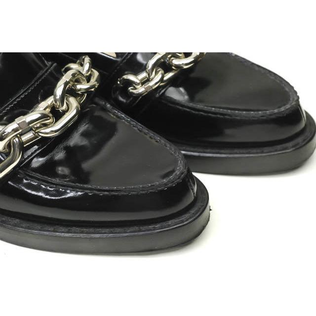 LOUIS VUITTON ルイ・ヴィトン 16SS SAMOURAI FLAT LOAFER サムライ・ライン エナメルチェーンローファー 35.5(22.5cm) ブラック lm1422 |  | 08