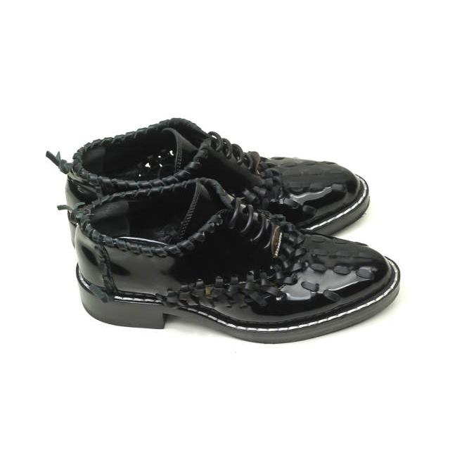 LOUIS VUITTON ルイ・ヴィトン 16SS MANGA FLAT RICHELIEU 編み上げエナメルレースアップシューズ A95lBGZAA 34(21.5cm) ブラック lm1423 |  | 03