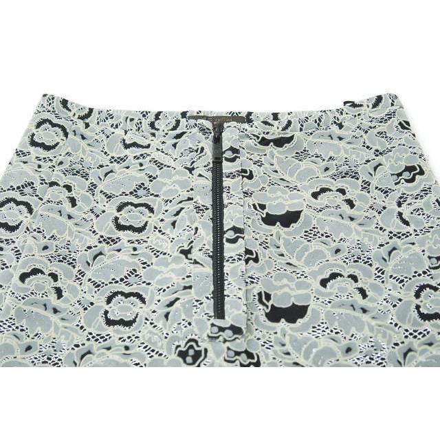 ルイ・ヴィトン LOUIS VUITTON イタリア製 フラワーモチーフレース台形スカート FBJB03AKC 34 グレー/ブラック ゴブラン ボトムス |  | 04