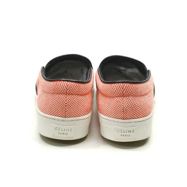 CELINE セリーヌ SKATE SLIP-ON スケート スリッポン 313652QSKD 37.5(24.5cm) Orange キャンバス ジャガード スニーカー lm1445 |  | 02