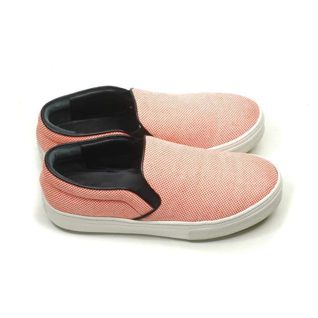CELINE セリーヌ SKATE SLIP-ON スケート スリッポン 313652QSKD 37.5(24.5cm) Orange キャンバス ジャガード スニーカー lm1445 |  | 03