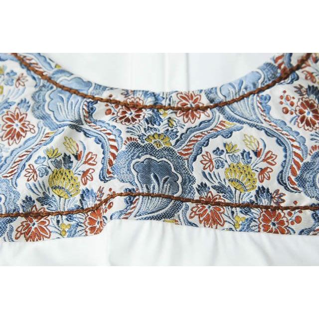 プラダ PRADA イタリア製 シルクジャガードコットンノースリーブブラウス P986AR S151 36 ホワイト ストレッチ シャツ トップス |  | 04