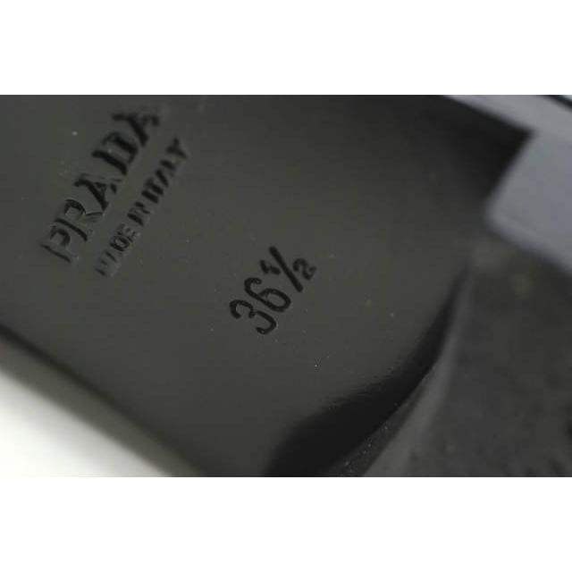 PRADA プラダ イタリア製 エナメルペニーローファー 1D344D 36.5(23.5cm) ブラック パテント レザー コイン シューズ |  | 08
