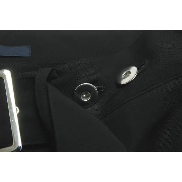 LIMI feu リミフゥ 18AW 日本製 ベルテッドギャバジンタックワイドスラックス LW-P05-100 ブラック パンツ ベルト付き ボトムス ☆☆lm1549 |  | 05