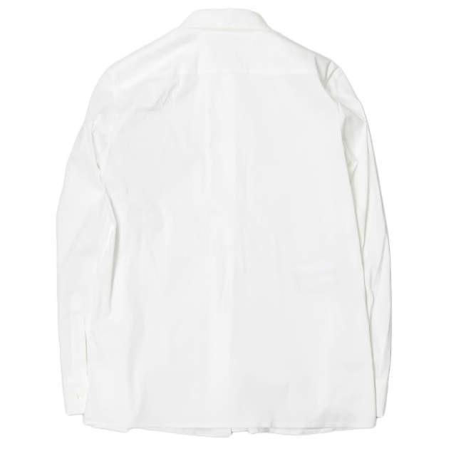 PRADA プラダ ストレッチコットンソリッドカラーシャツ DNA634 S152 F62 36 ホワイト 長袖 レギュラーカラー トップス |  | 01