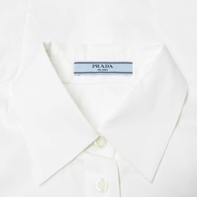 PRADA プラダ ストレッチコットンナローフィットソリッドシャツ PRADA プラダ ストレッチコットンナローフィットソリッドシャツ