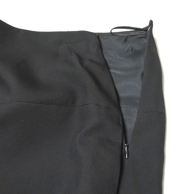 PRADA プラダ ジョーゼット台形スカート DNA593 S142 1DQN 38 ブラック フレア ポリエステル ボトムス ☆☆lm1597 |  | 03