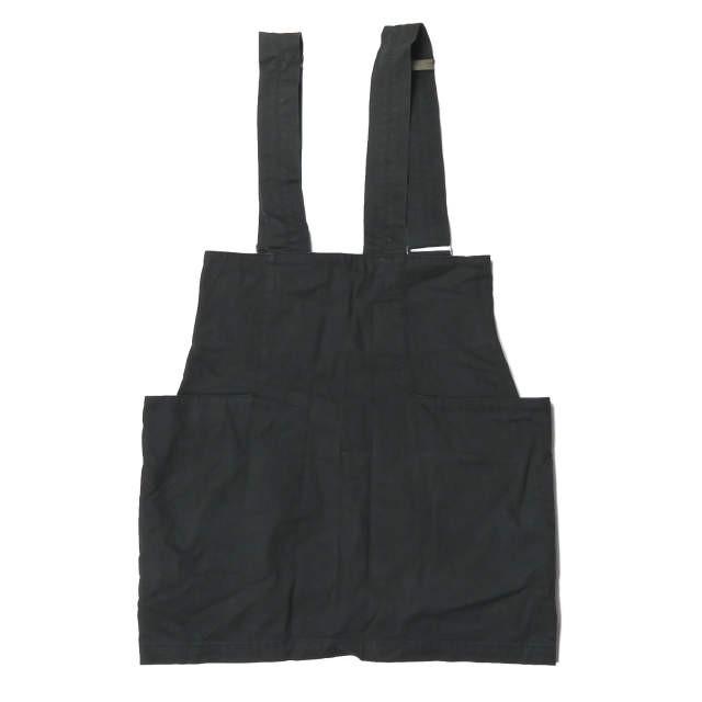 LIMI feu リミフゥ 日本製 コットンツイルジャンパースカートワンピース LO-S19-005 S ブラック ノースリーブ トップス |  | 01