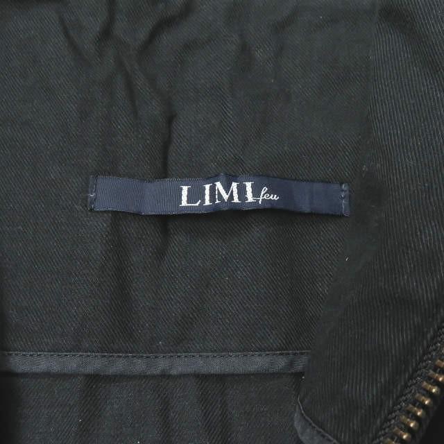 LIMI feu リミフゥ 日本製 コットンツイルジャンパースカートワンピース LO-S19-005 S ブラック ノースリーブ トップス |  | 02
