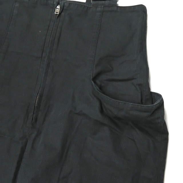 LIMI feu リミフゥ 日本製 コットンツイルジャンパースカートワンピース LO-S19-005 S ブラック ノースリーブ トップス |  | 05