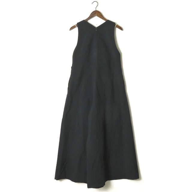 LIMI feu リミフゥ 18SS 日本製 ナイロンノースリーブオールインワン LV-D20-601 S ブラック ジャンプスーツ ワンピース |  | 01