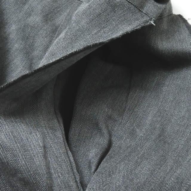 LIMI feu リミフゥ 18AW 日本製 レーヨンヘリンボーンマキシスカート LW-S02-210 S グレー ロング シルク タック ボトムス |  | 07