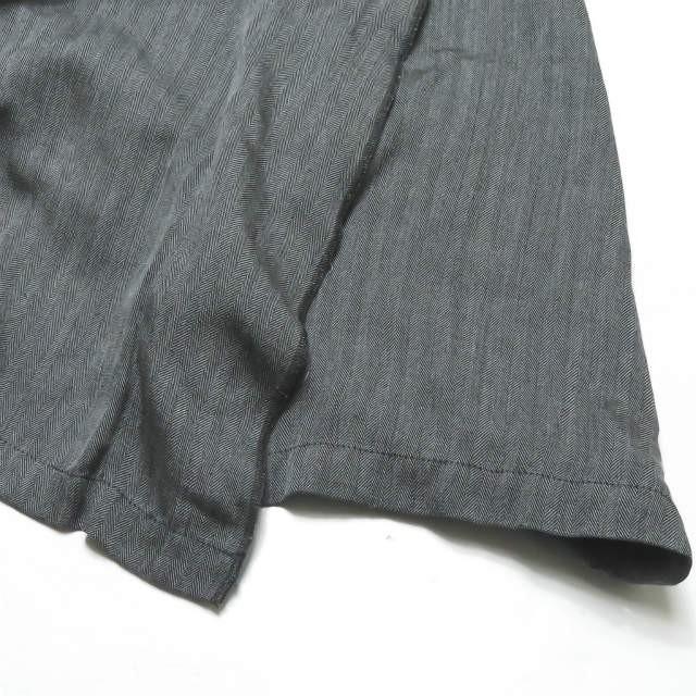 LIMI feu リミフゥ 18AW 日本製 レーヨンヘリンボーンマキシスカート LW-S02-210 S グレー ロング シルク タック ボトムス |  | 08