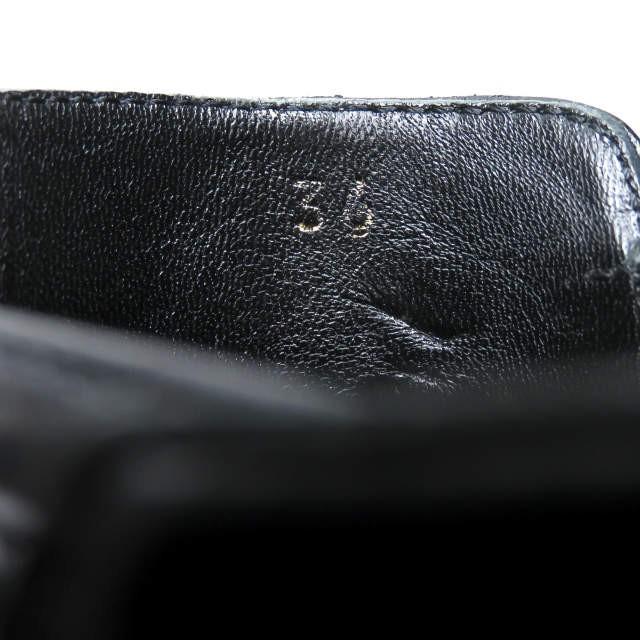 PRADA プラダ イタリア製 バックジップストラップブーティー 36(23cm) ブラック レザー ショート シューズ |  | 13