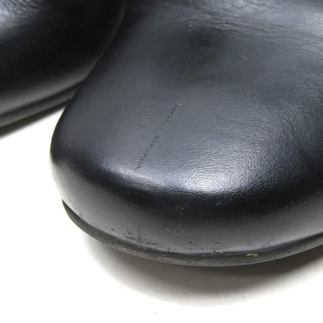 PRADA プラダ イタリア製 バックジップストラップブーティー 36(23cm) ブラック レザー ショート シューズ |  | 06