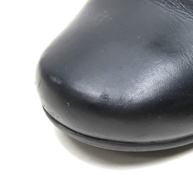 PRADA プラダ イタリア製 バックジップストラップブーティー 36(23cm) ブラック レザー ショート シューズ |  | 07