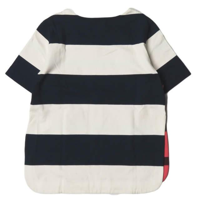 Stella McCartney ステラマッカートニー イタリア製 フラワーポケットボーダーカットソー 370179SEW15 34 ピンク 半袖 ☆☆lm1650 |  | 01