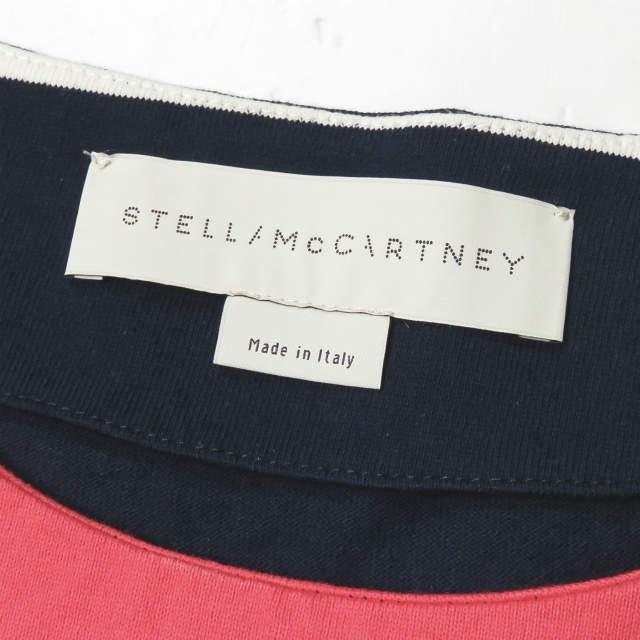 Stella McCartney ステラマッカートニー イタリア製 フラワーポケットボーダーカットソー 370179SEW15 34 ピンク 半袖 ☆☆lm1650 |  | 02