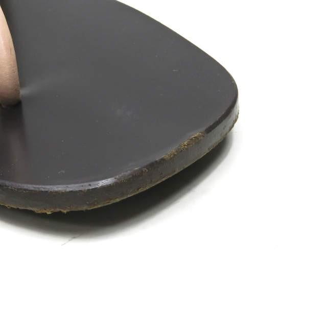 グッチ GUCCI イタリア製 ダブルG レザートングサンダル 24cm程度 ダークブラウン/ピンク GGマーク シューズ |  | 07